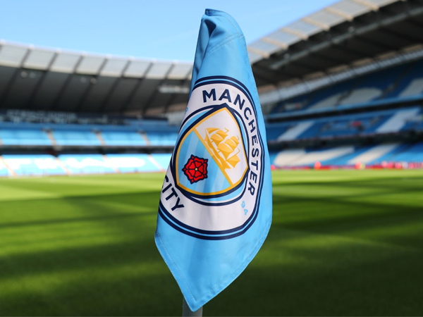 Bendera Manchester City.