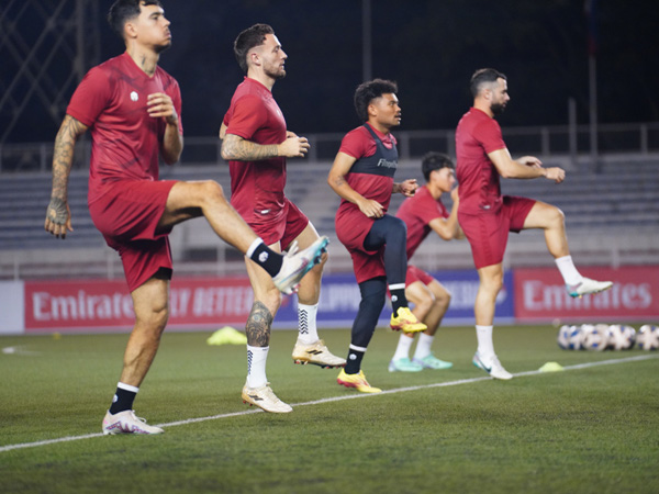Persiapan timnas Indonesia menghadapi Filipina