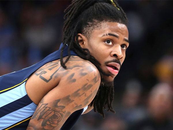 Ja Morant sedang menjalani skorsing sebanyak 25 pertandingan pertama musim ini. (Foto: AP)