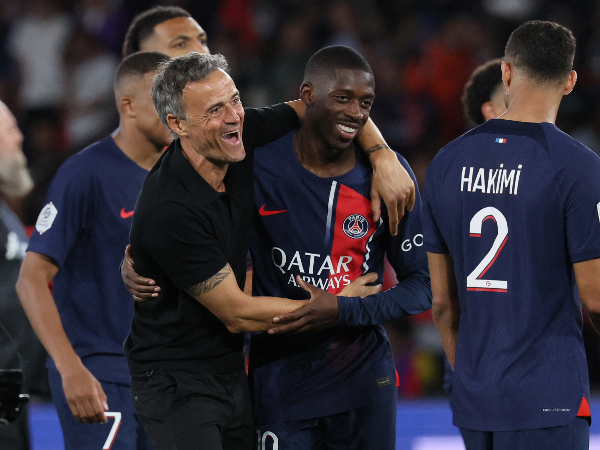 Luis Enrique dan Ousmane Dembele