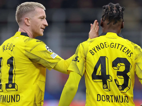 Marco Reus dan Jamie Bynoe-Gittens mencetak gol dalam kemenangan 3-1 Borussia Dortmund atas AC Milan