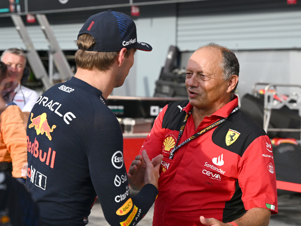 Frederic Vasseur dan Max Verstappen