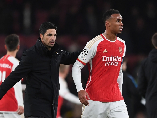 Mikel Arteta dan Gabriel Magalhaes