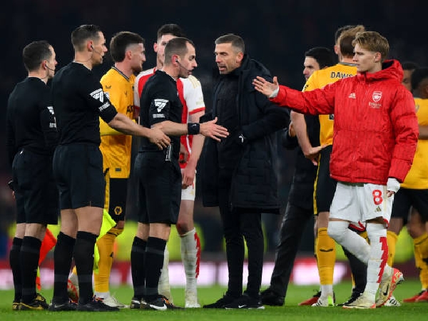 Wolves asuhan Gary O'Neil kalah 2-1 dari Arsenal