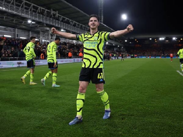 Declan Rice langsung menjadi andalan di Arsenal