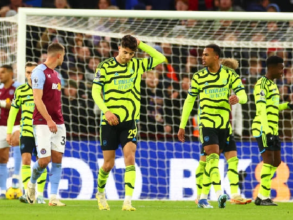 Arsenal menelan kekalahan 1-0 dari Aston Villa di Villa Park