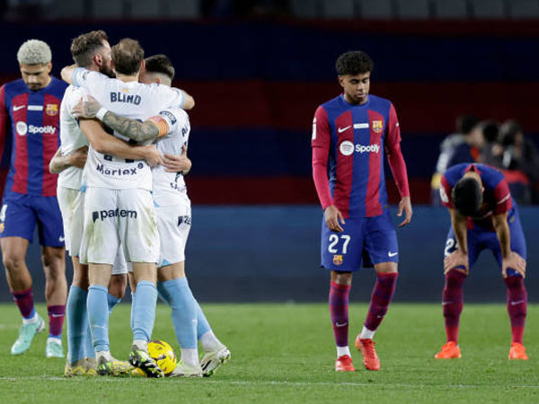 Hasil Pertandingan La Liga Spanyol: Barcelona 2-4 Girona