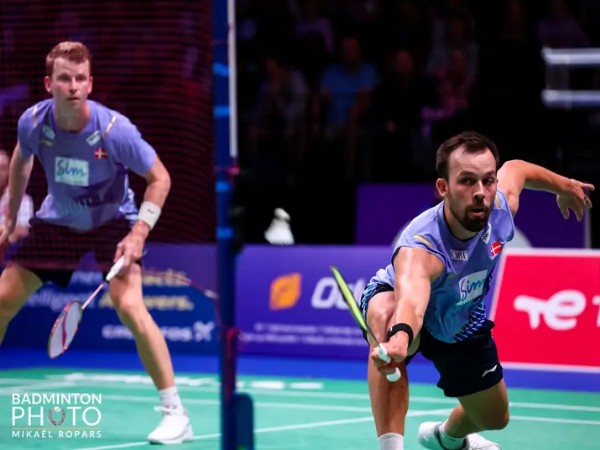 BWF World Tour Finals 2023: Astrup/Rasmussen Sikat Juara Dunia Kang/Seo