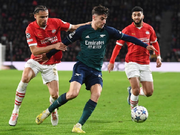 Kai Havertz turun sebagai starter saat Arsenal mengahadapi PSV