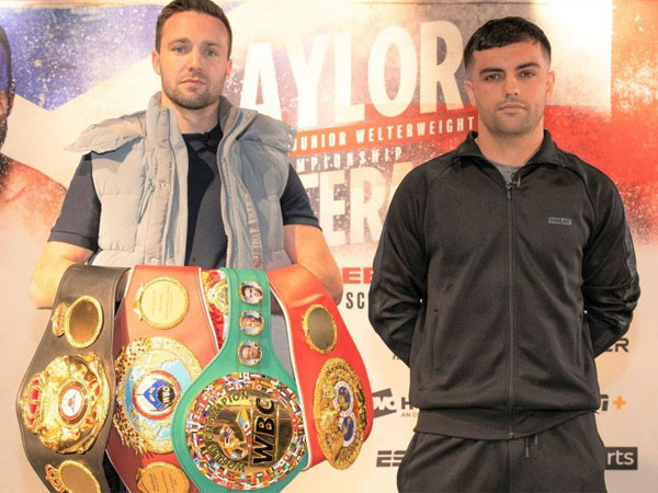 Josh Taylor (kiri) dan Jack Catterall. (Foto: SkySports)