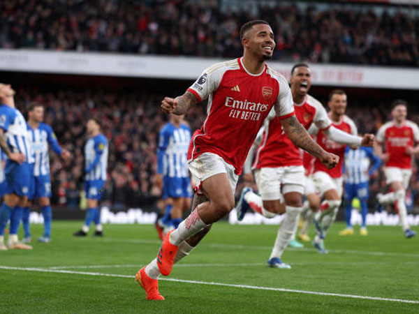 Hasil Pertandingan Premier League: Arsenal 2-0 Brighton
