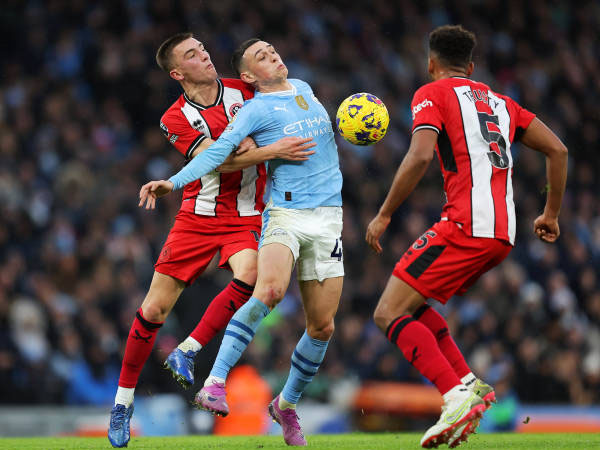 Hasil Pertandingan Premier League: Manchester City 2-0 Sheffield United