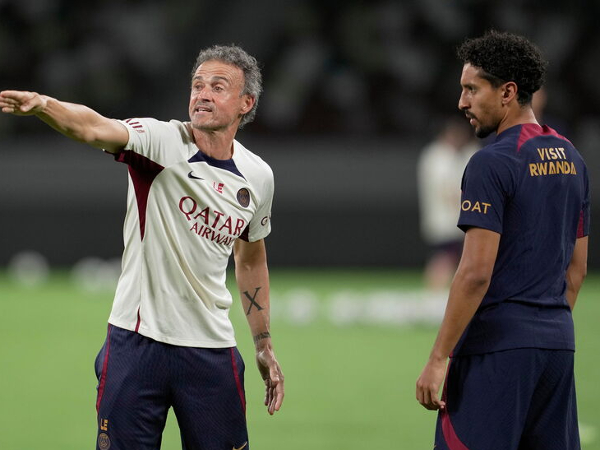 Marquinhos dan Luis Enrique