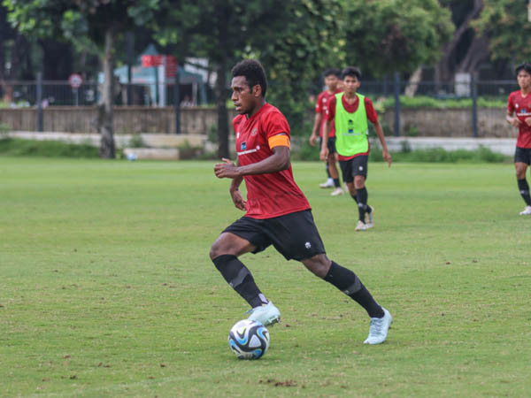 Pemain timnas Indonesia U-20, Muhammad Iqbal Gwijangge