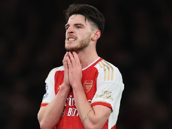 Gelandang Arsenal dan timnas Inggris, Declan Rice