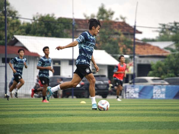 Latihan perdana PSIS Semarang usai libur