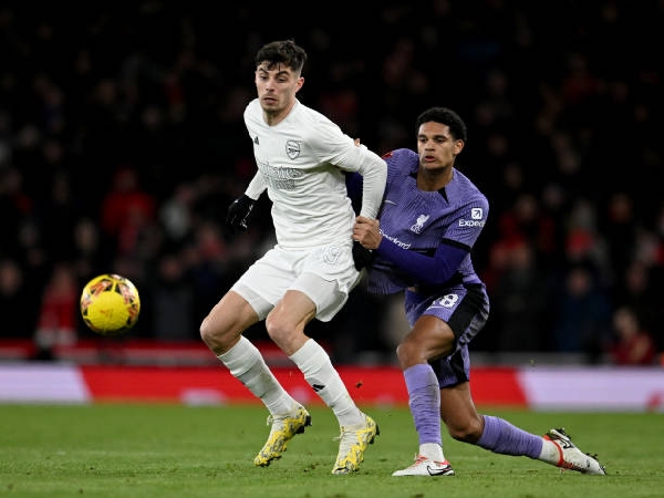 Mikel Arteta memainkan Kai Havertz sebagai striker melawan Liverpool