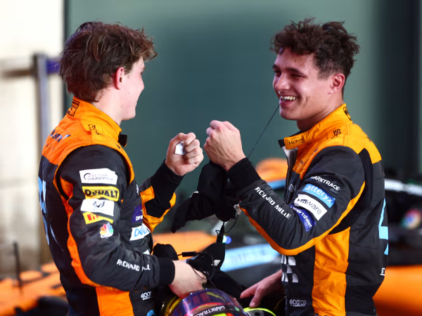 Oscar Piastri dan Lando Norris