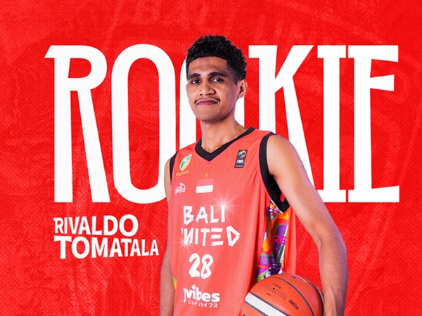 Swasti Prapta! Rivaldo Tomatala Rookie Bali United Basketball