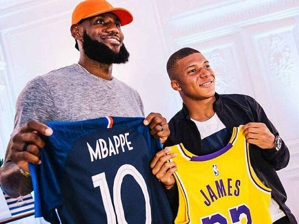Kylian Mbappe dan LeBron James