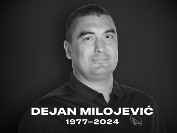 Asisten pelatih Golden State Warriors Dejan Milojevic wafat di Salt Lake City, di mana ia dirawat di rumah sakit pada Selasa (16/1) malam. (Foto: NBA)