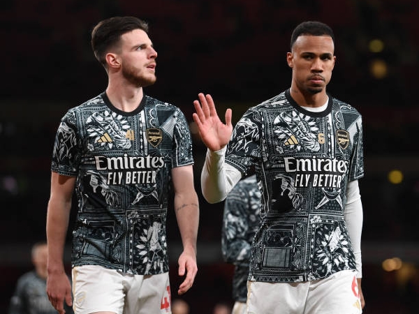 Declan Rice dan Gabriel Magalhaes