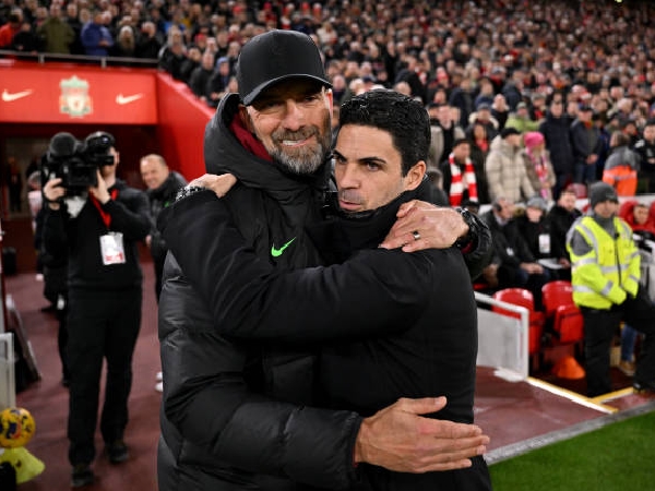 Jurgen Klopp dan Mikel Arteta