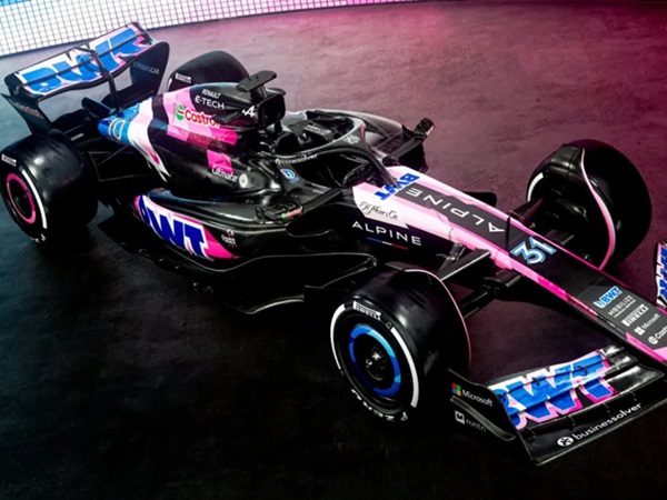 Tim Alpine Memamerkan Mobil Barunya Jelang F1 2024