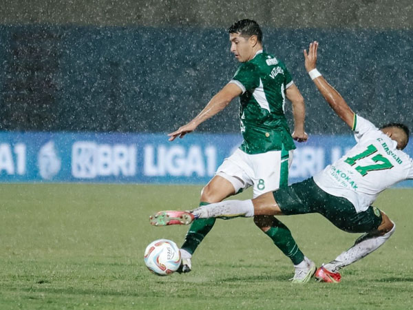 Laga PSS Sleman kontra Persikabo 1973 di Stadion Sultan Agung Bantul