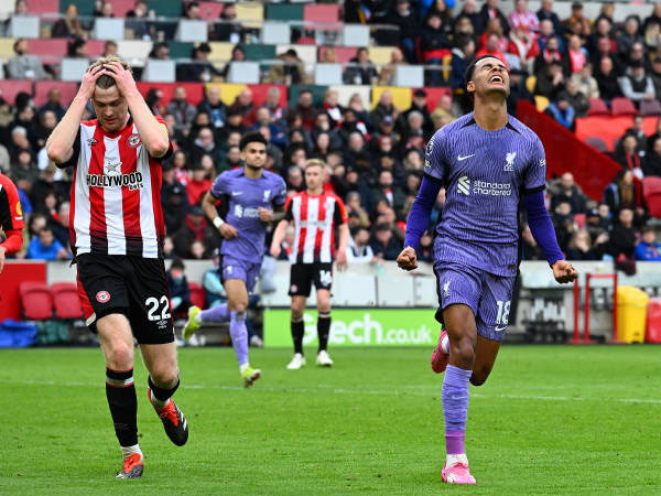 Hasil Pertandingan Premier League: Brentford 1-4 Liverpool