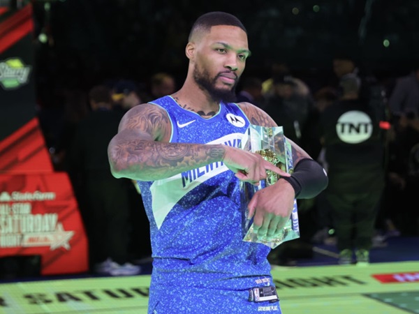 Damian Lillard Pertahankan Mahkota Kontes Tiga Poin NBA All-Star