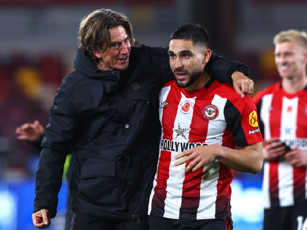 Thomas Frank dan Neal Maupay
