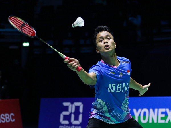 Anthony Ginting lega bisa melewati ronde pertama French Open 2024.
