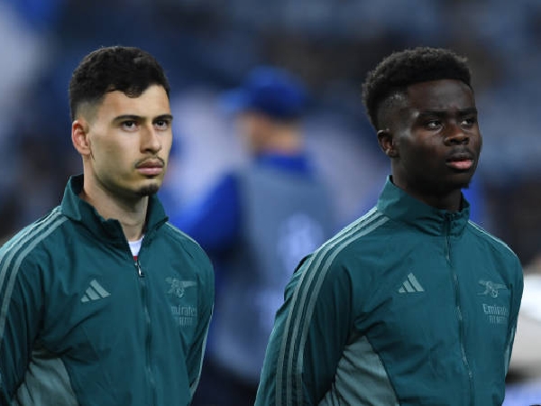 Gabriel Martinelli dan Bukayo Saka