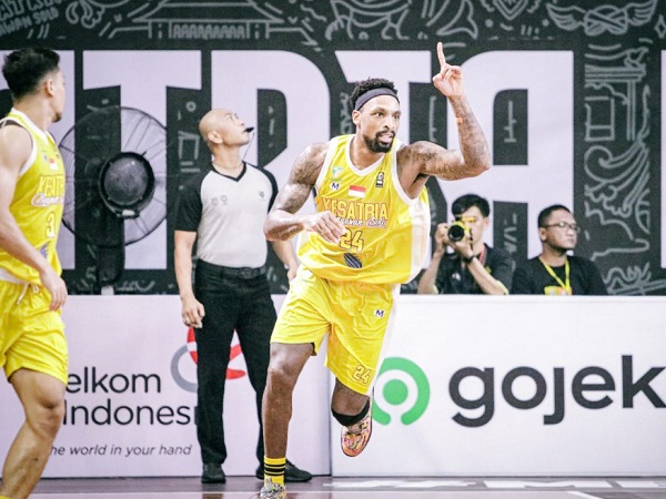 Kentrell Barkley puas bisa jadi penentu kemenangan Kesatria Bengawan atas Borneo Hornbills.