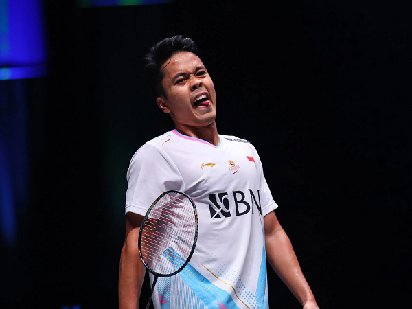 Anthony Ginting merasa tidak melakukan fault di poin kritis melawan Viktor Axelsen.