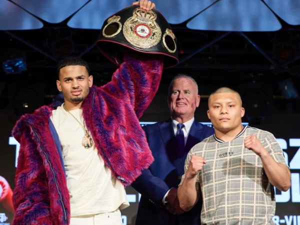 Rolando Romero (kiri) dan Isaac Cruz. (Foto: Premier Boxing Champions)