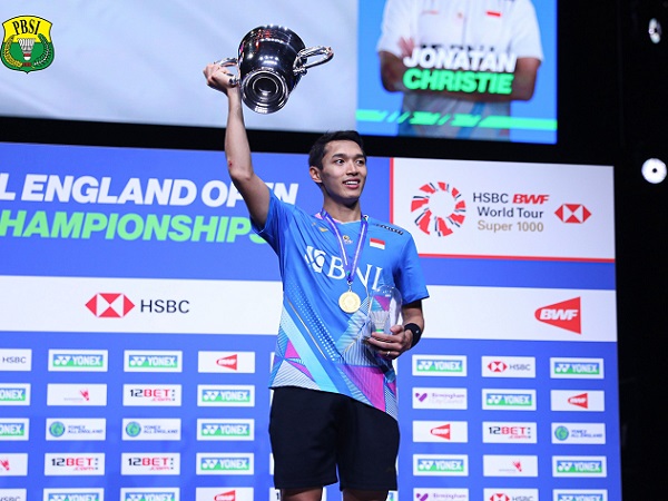 Perjalanan Jonatan Christie Menjadi Kampiun All England 2024