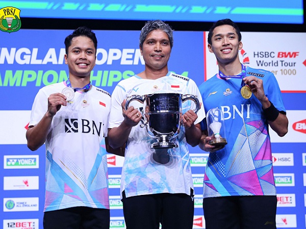 BWF Ranking: Anthony Ginting & Jonatan Christie Merangkak Naik