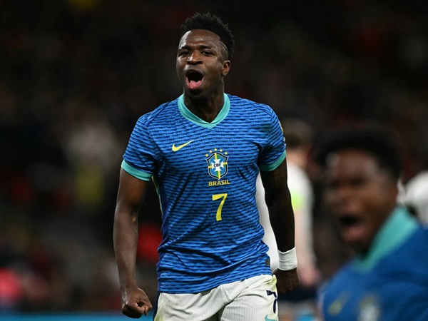 Vinicius Jr Akan Ditunjuk jadi Kapten Saat Brasil Berhadapan dengan Spanyol