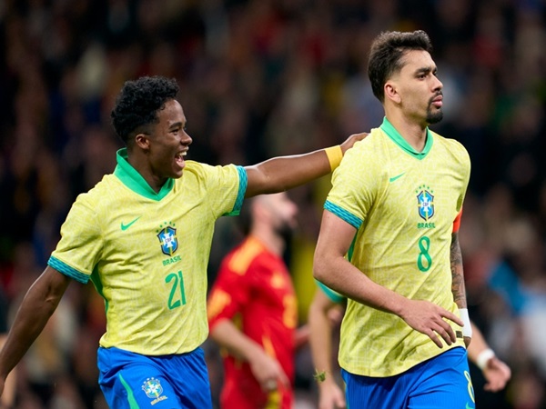 Lucas Paqueta Cetak Gol, Timnas Brasil Imbangi Spanyol