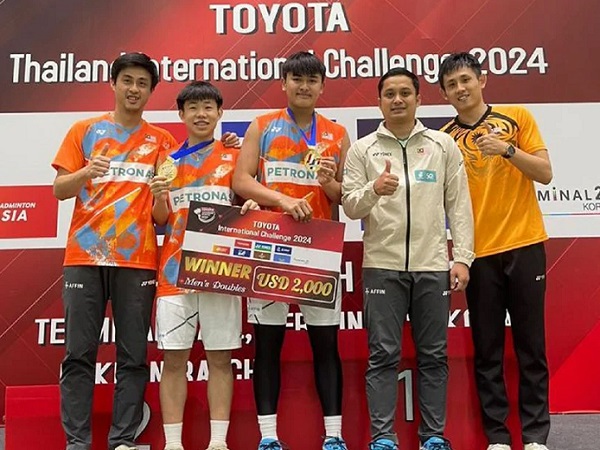Thailand International Challenge 2024: Aaron/Khai Xing Raih Gelar Senior Pertama