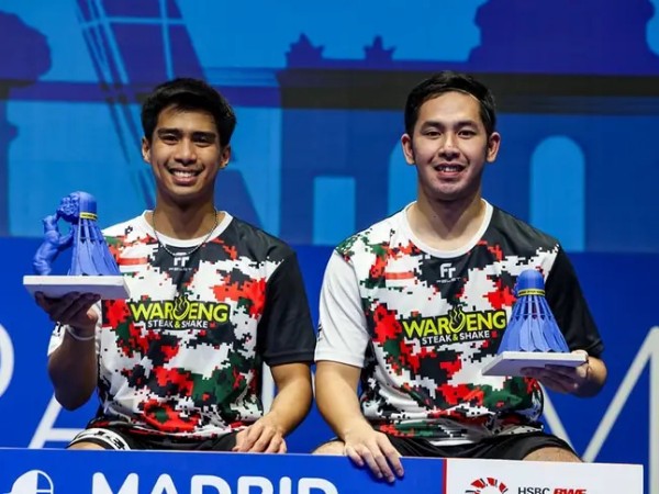 Cerita Heroik Sabar/Reza Juara Spain Masters Meski Kondisi Cedera