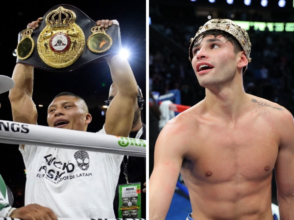 Ryan Garcia (kanan) dan Isaac Cruz. (Foto: Ring TV)