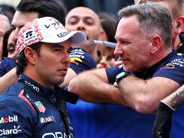 Sergio Perez dan Christian Horner