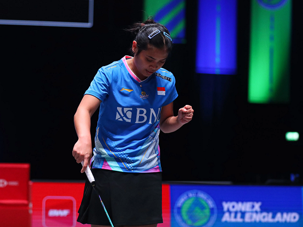 Gregoria Mariska Tunjung fokus penuh hadapi Chen Yu Fei.