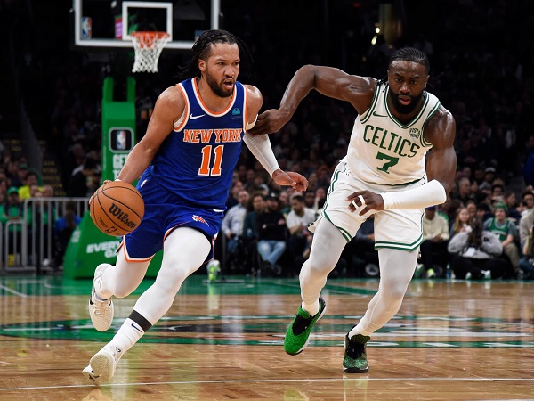 Jalen Brunson senang bisa bantu Knicks kalahkan Celtics.
