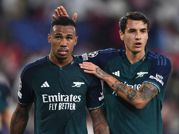 Gabriel Magalhaes dan Jakub Kiwior tidak mengikuti sesi latihan terakhir Arsenal