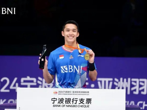 Sikat Li Shifeng, Jonatan Christie Kampiun Kejuaraan Bulu Tangkis Asia 2024
