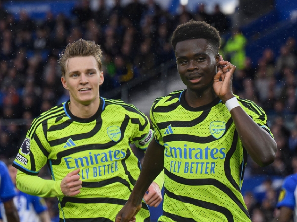 Duo Arsenal, Martin Odegaard dan Bukayo Saka, mengalami masalah kebugaran